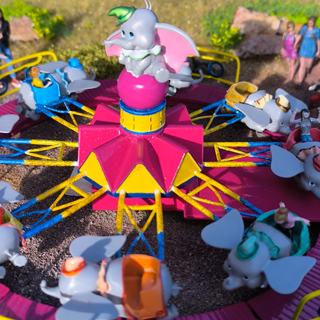 Manège enfantin "flying Éléphants"