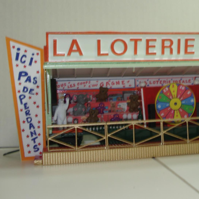 La remorque stand de loterie