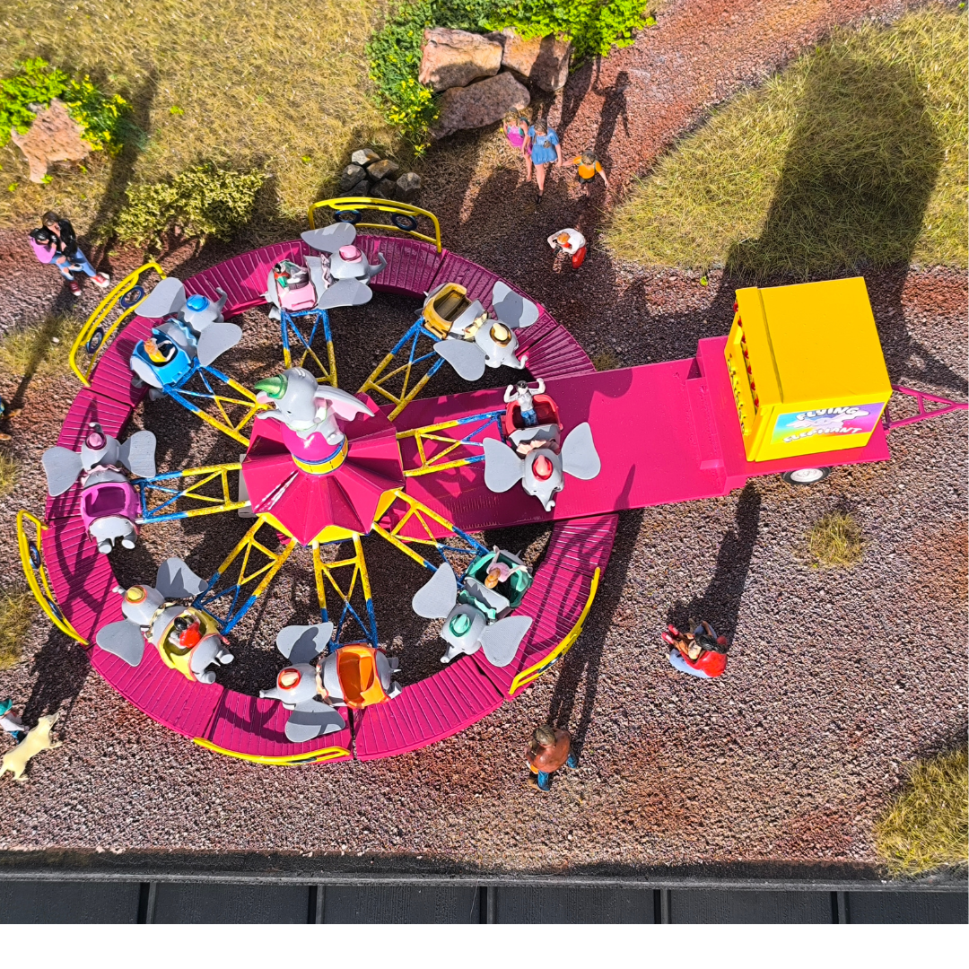 Manège enfantin "flying Éléphants"