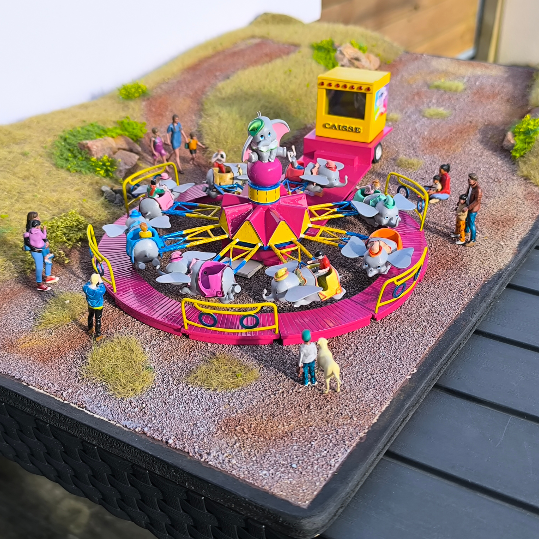 Manège enfantin "flying Éléphants"